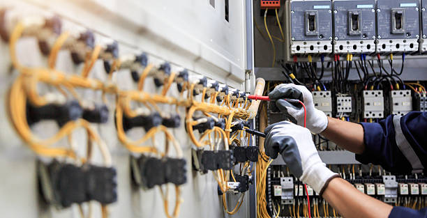 Professional Electrician technician working in Grove City, PA